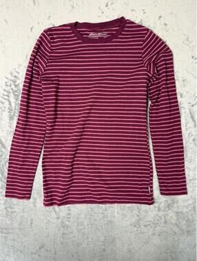 Eddie Bauer womans Long Sleeve T Shirt Size.  Casual outdoor